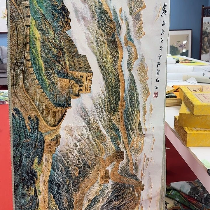 国画作品展示展示作品