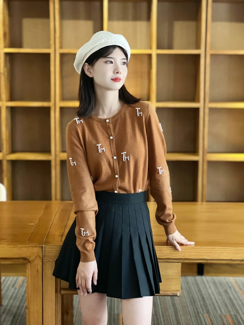 OCKKJ百搭毛衫短开衫