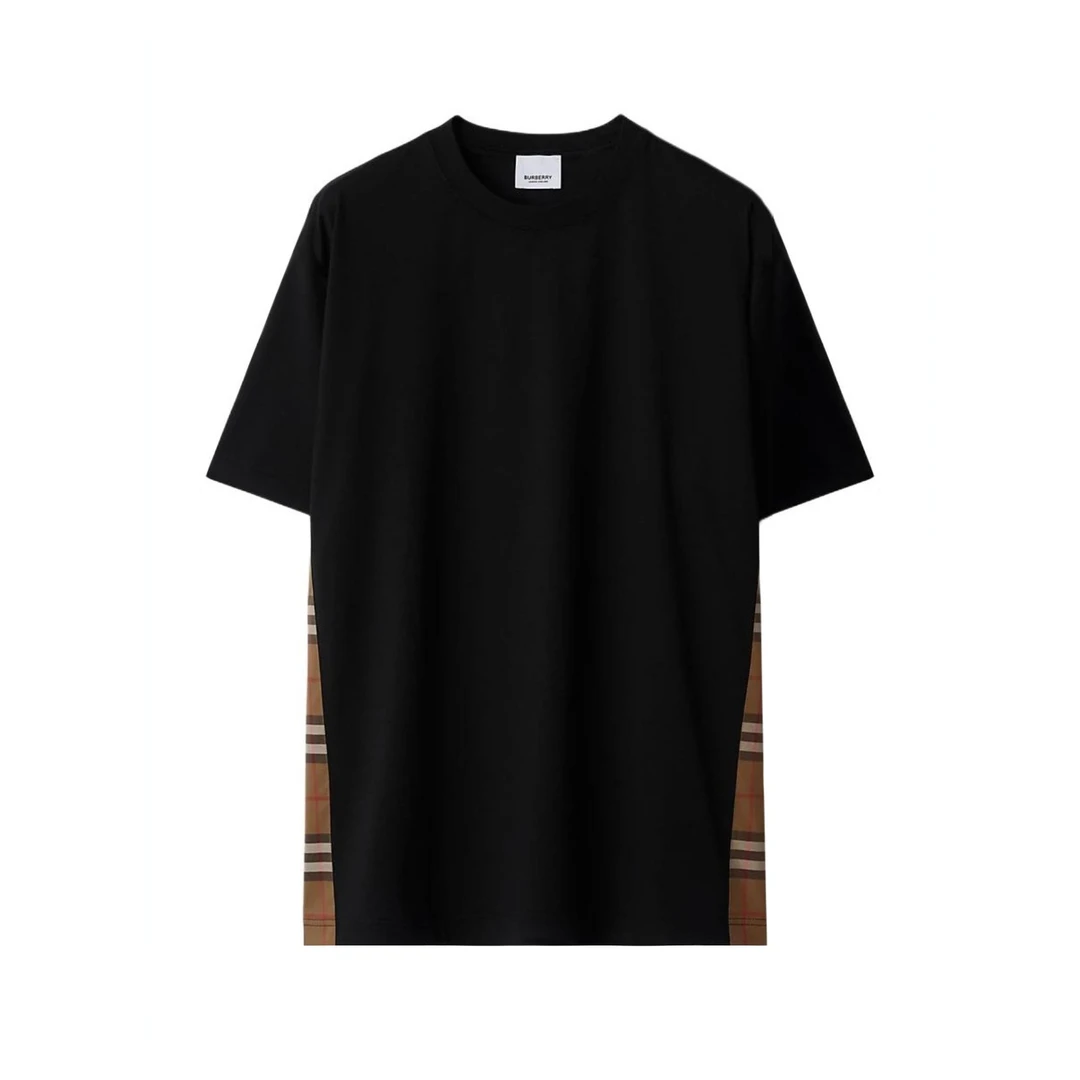 BURBERRY/博柏利（香港发）微标格纹圆领短袖女款 WYJ/BCJ