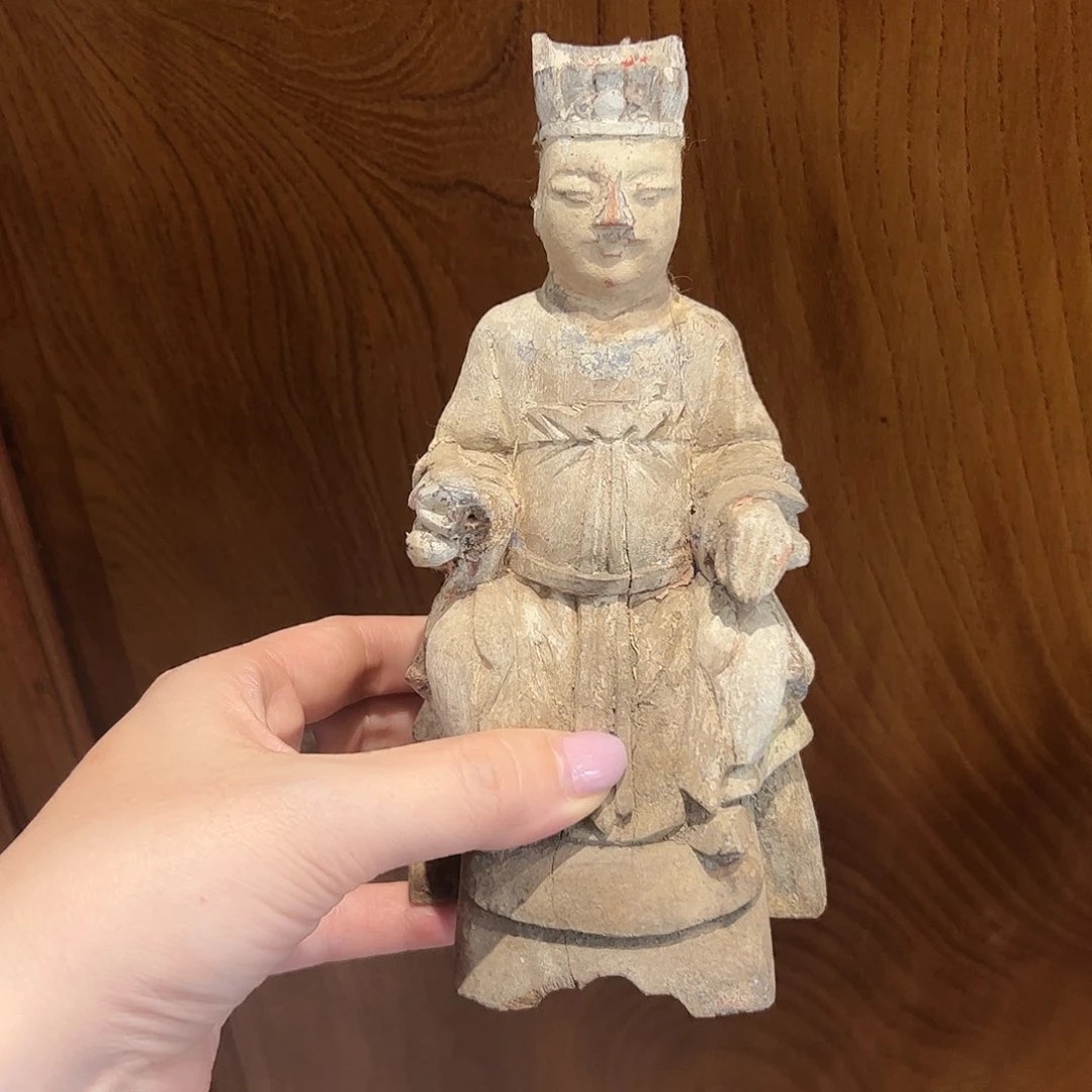 非洲檀香无事牌木造像