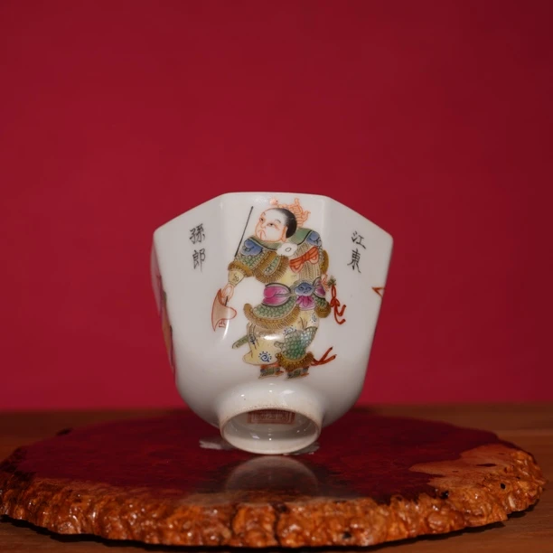 228清同治粉彩无双谱 瓷器收藏 文物商店明清老瓷器 非仿古工艺品