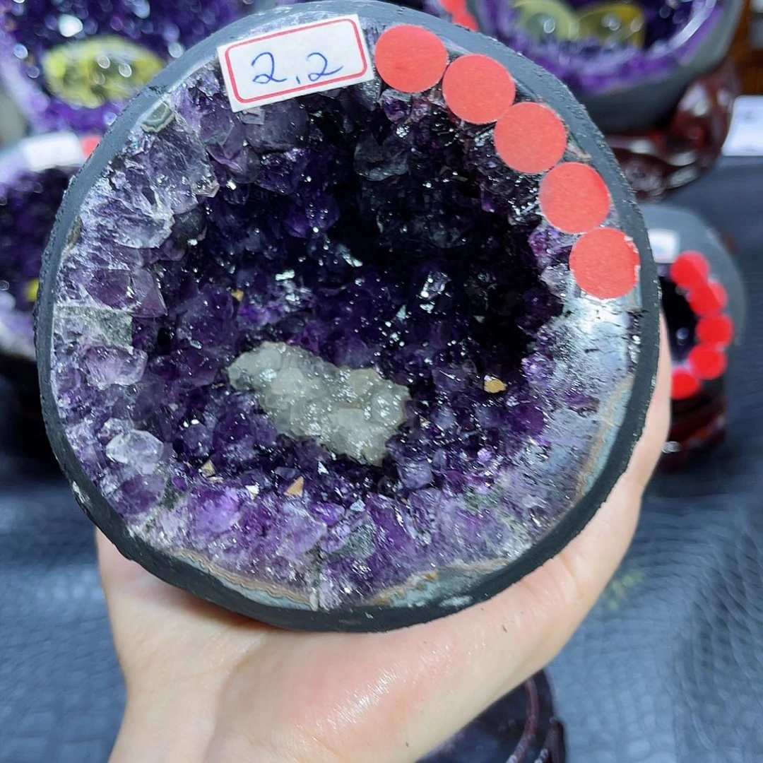 耀***心未镶嵌紫晶大型摆件（非配饰）