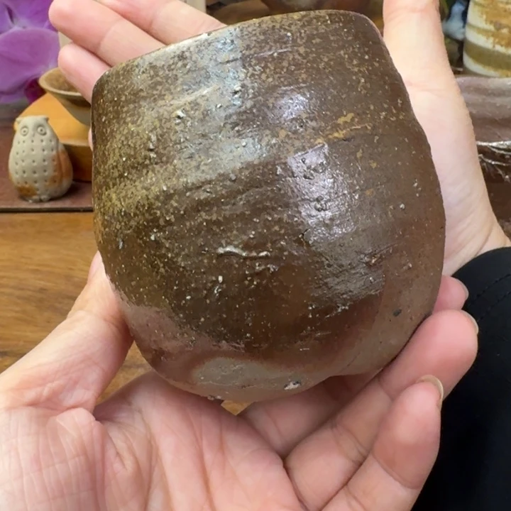 末石泰节备前烧臀杯福利一口价