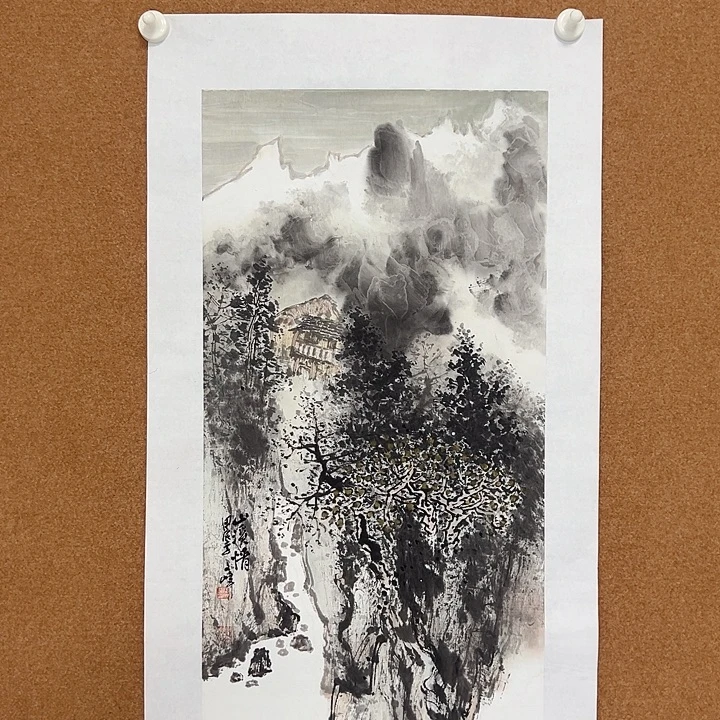 国画李文峰的画作