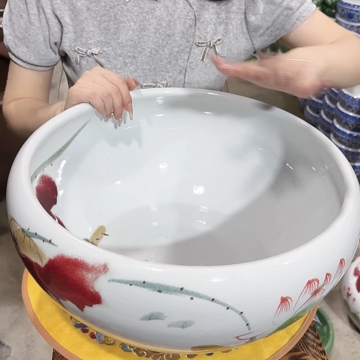 瓷片口径40厘米 高度19厘米