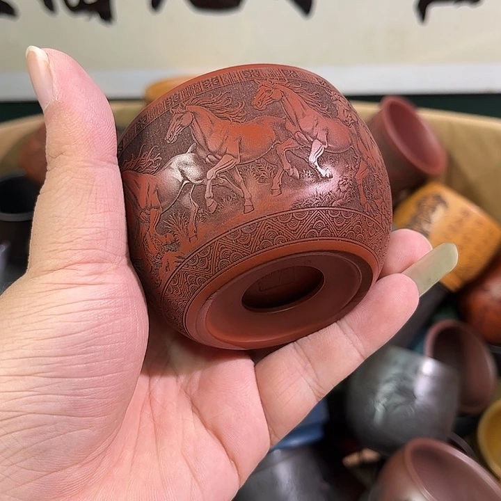 茶杯紫砂全手工紫砂主人杯