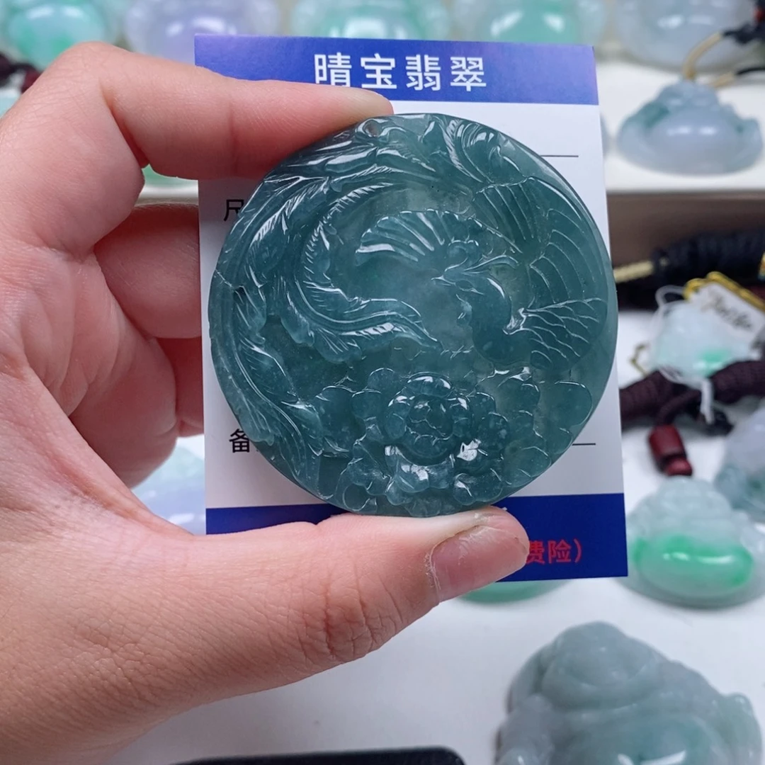 翡翠未镶嵌颈饰天然翡翠