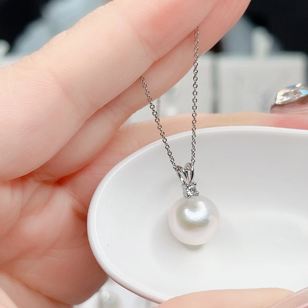 淡水珍珠吊坠(赠链)合金