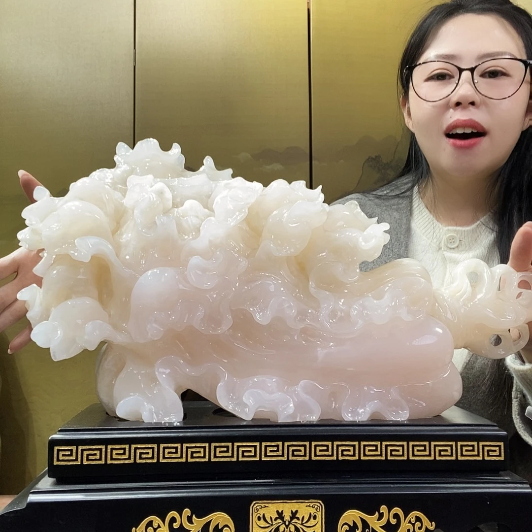 石材白菜作品摆件