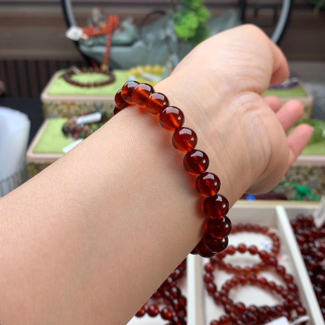 手链石榴石未镶嵌手串9