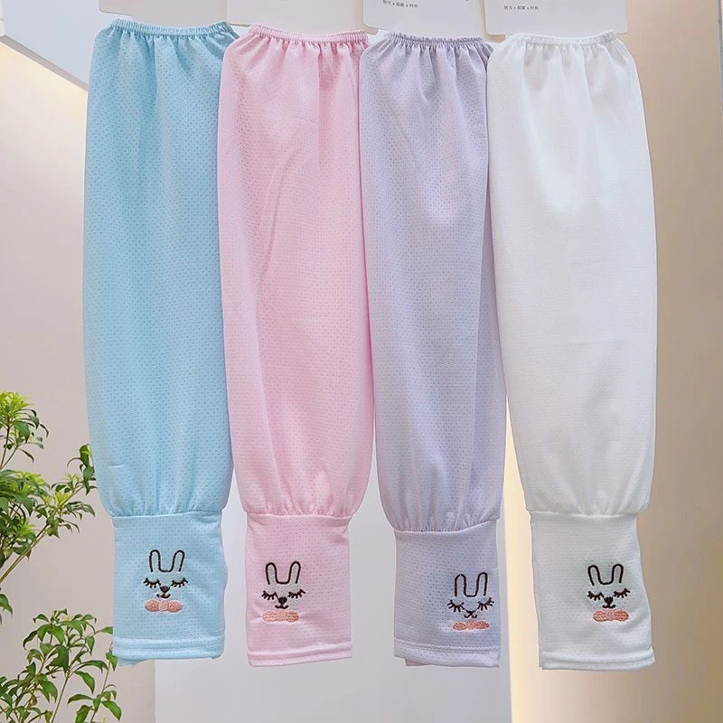 冰丝防晒袖套女夏季薄款宽松透气护手臂套袖防紫外线兔子冰袖