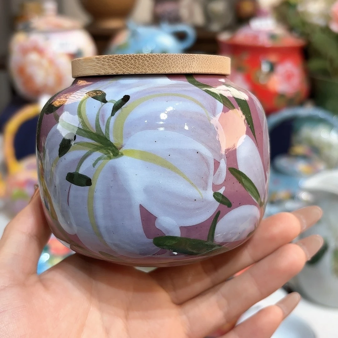 景德镇手绘高温釉下彩陶瓷茶具
