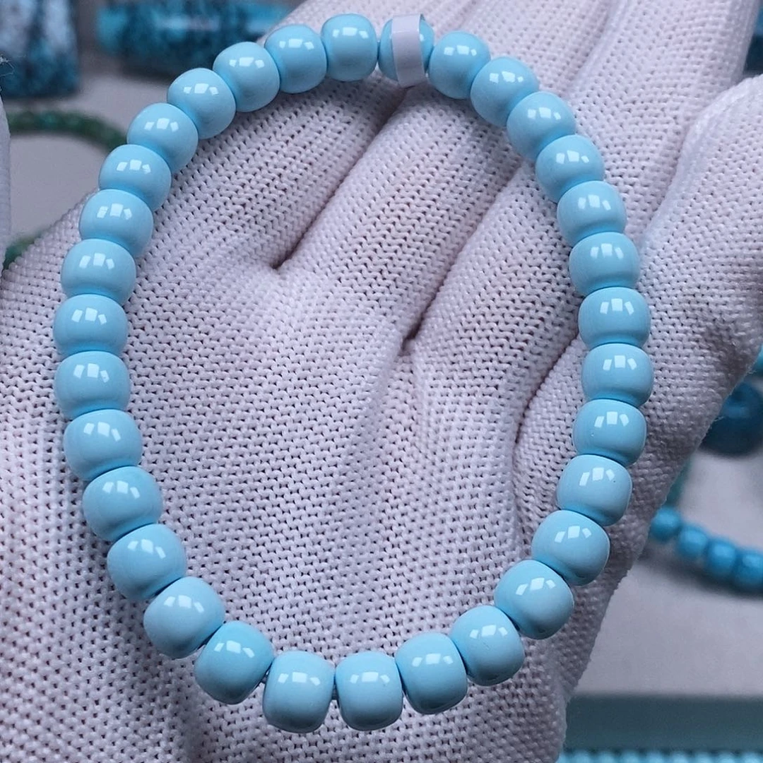 绿松石未镶嵌手串