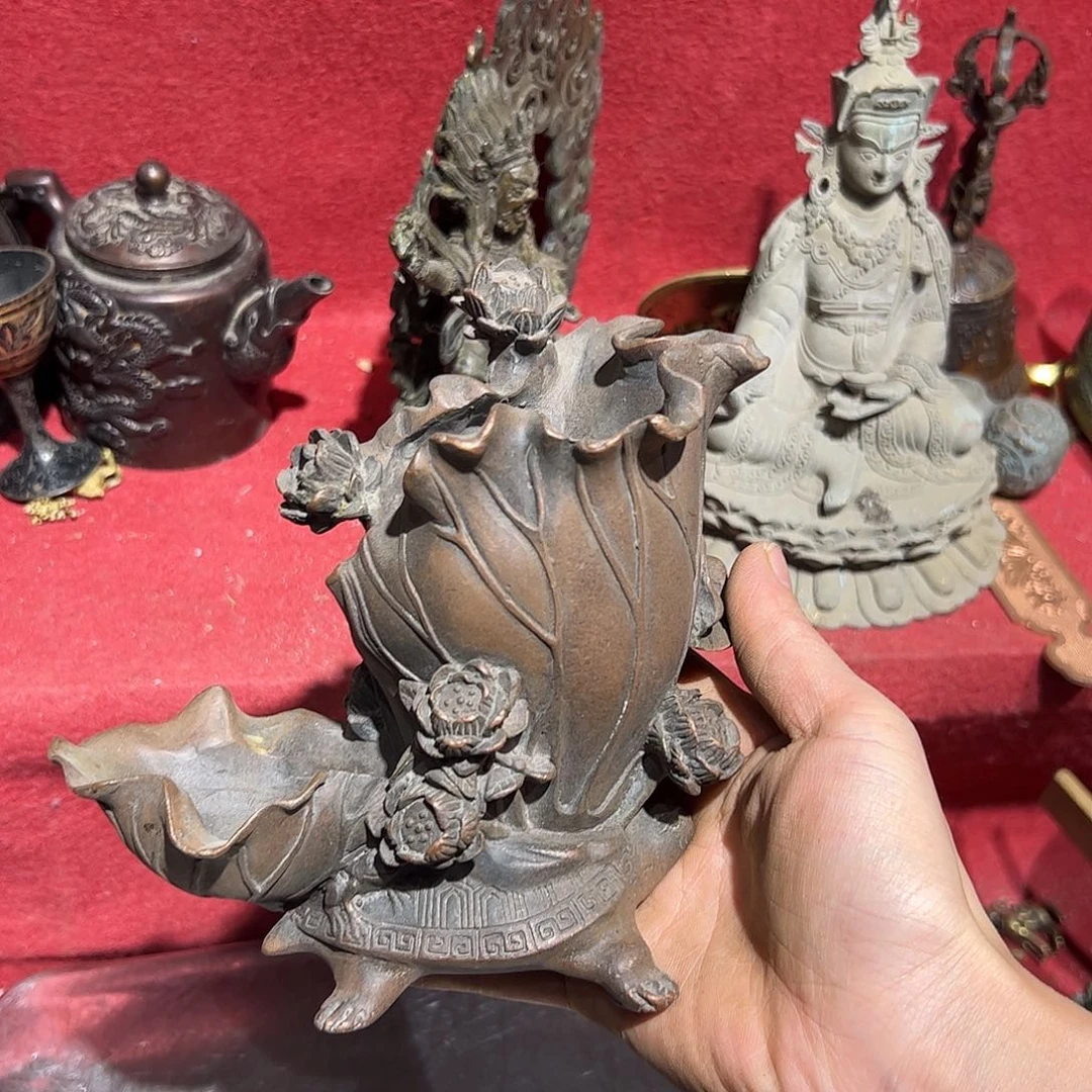 修**神微瑕疵黄铜摆件工艺品