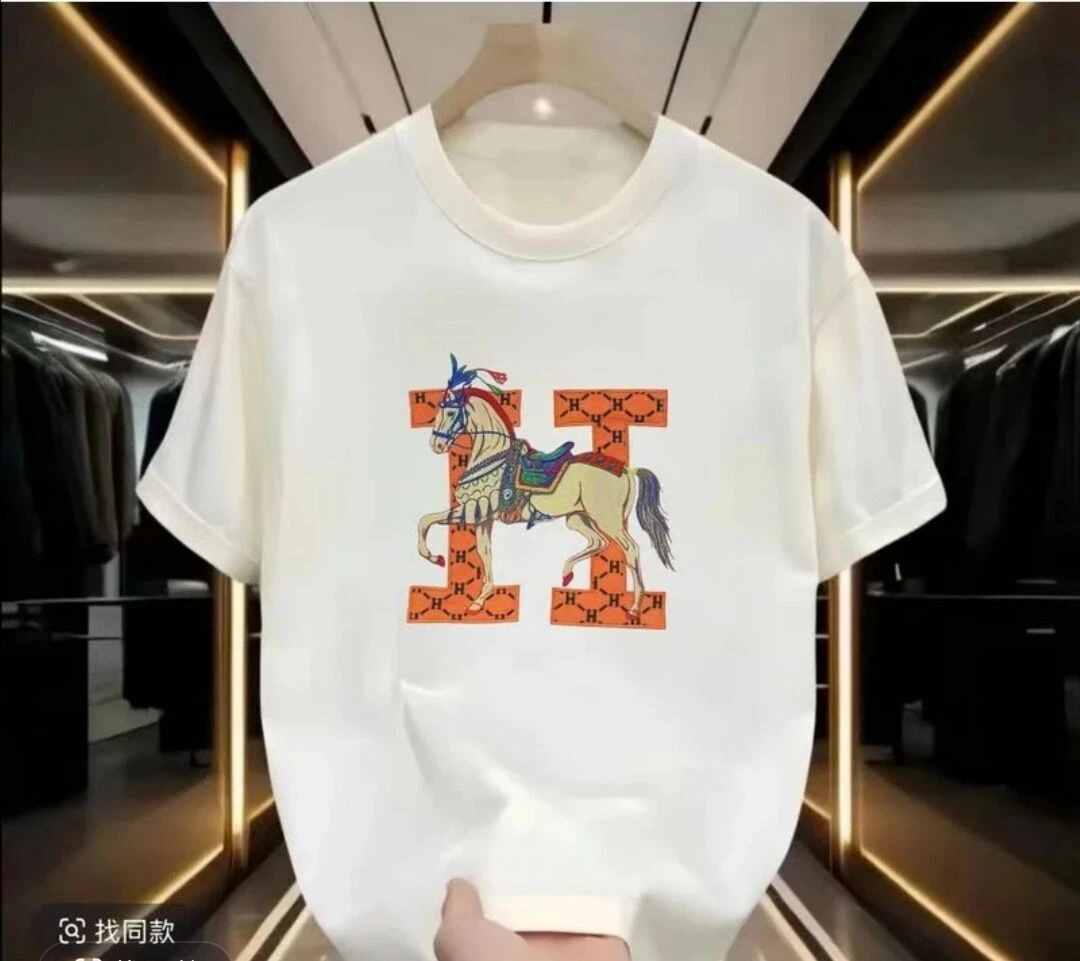 【一折起】夏季短袖男女同款情侣半袖休闲透气圆领潮流印花时尚T