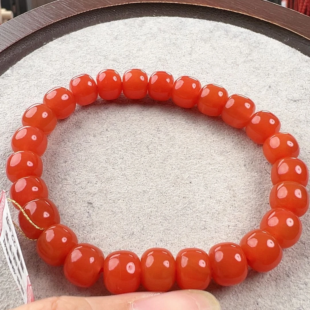 南红玛瑙手串未镶嵌