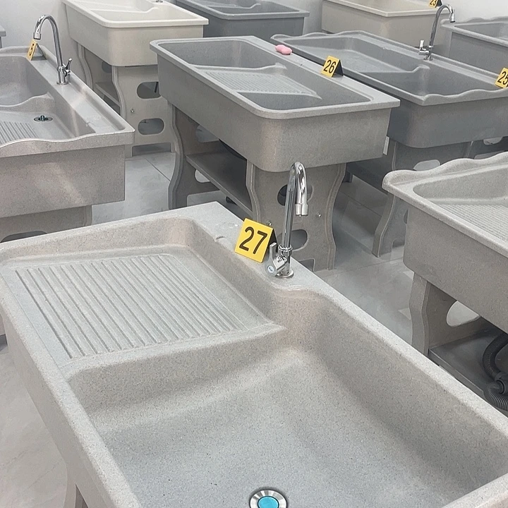 友***。石英石27号平边无挡水灰色100.58.80cm不要水龙头