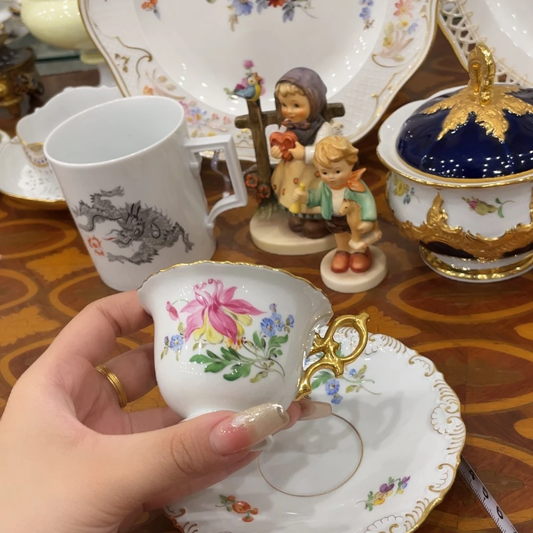 瓷片中古一等摩卡杯