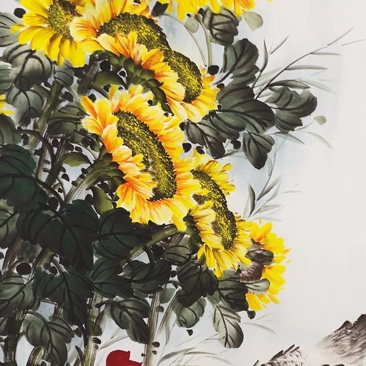 国画w老师手笔手绘作品