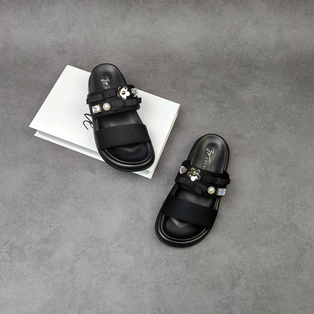 2025年夏季新款厚底时尚松糕底外穿女拖鞋凉鞋百搭-25001