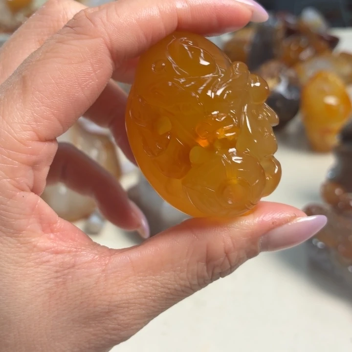 玛瑙/玉髓未镶嵌吊坠(不含链)