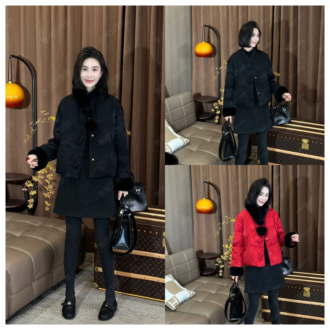 焦思文 冬季时尚洋气百搭保暖国风羽绒服251224J02