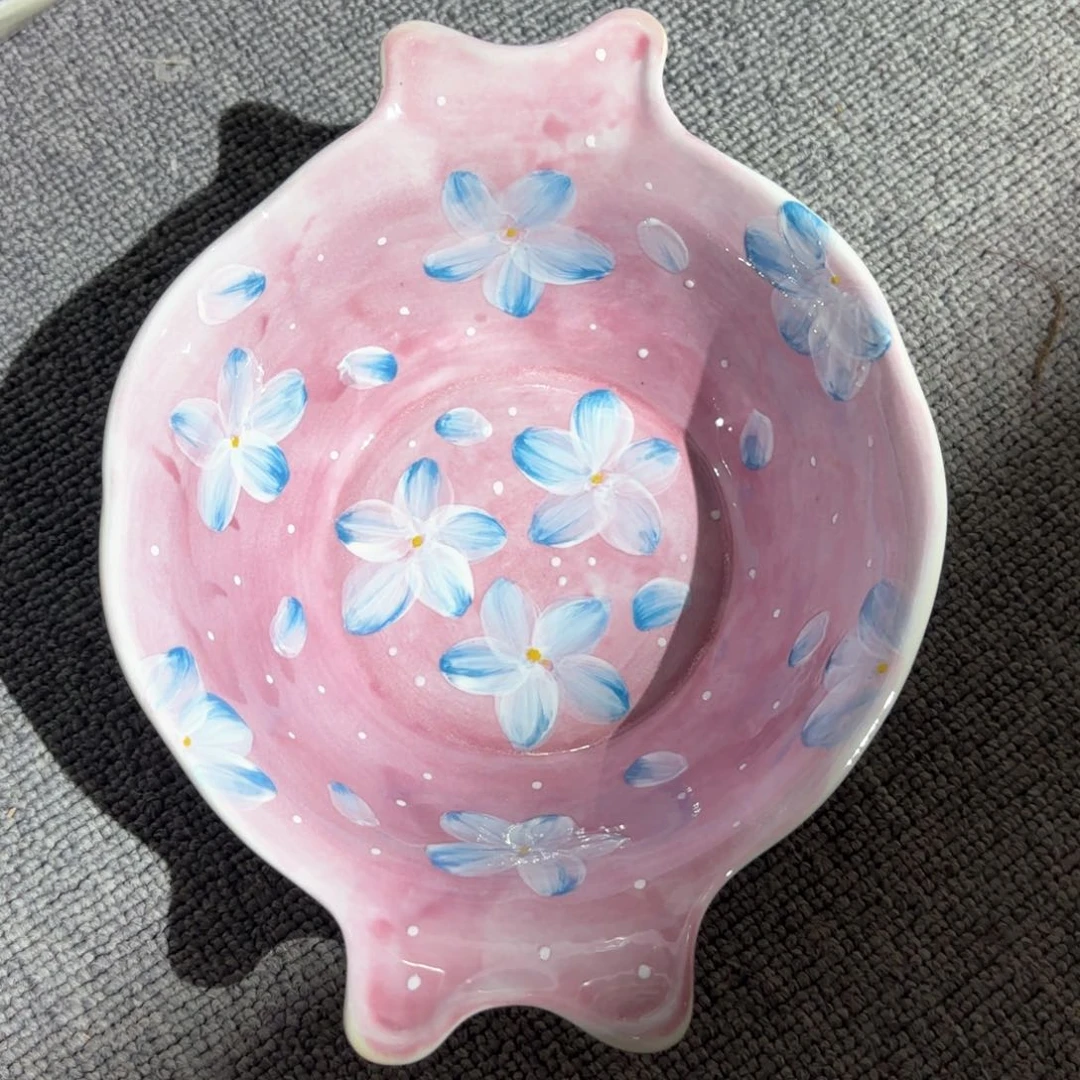 景德镇手绘高温釉下彩陶瓷茶具