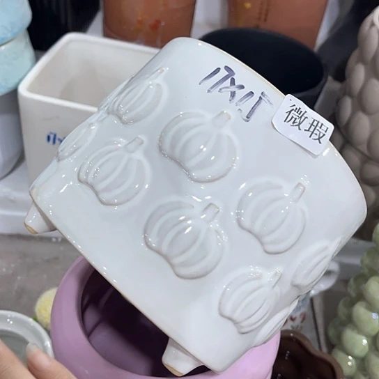 多肉绿植陶瓷花盆9.9包邮