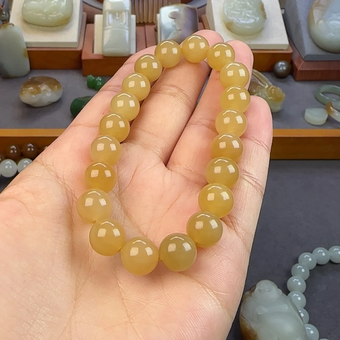 【闪购商品】和田玉手串未镶嵌肆****花