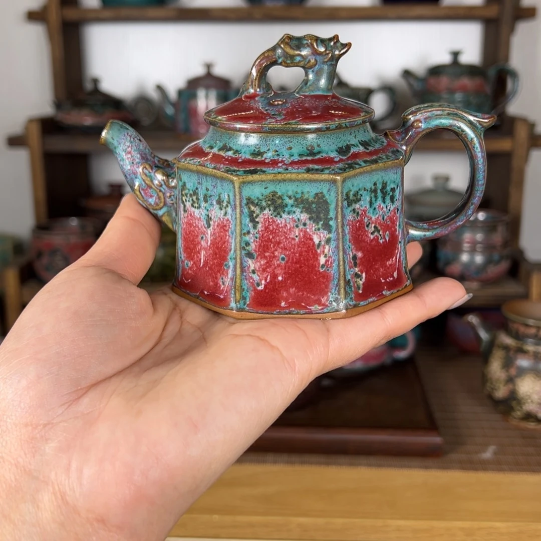 摆件陶李自伟钧瓷 神垕镇原产地