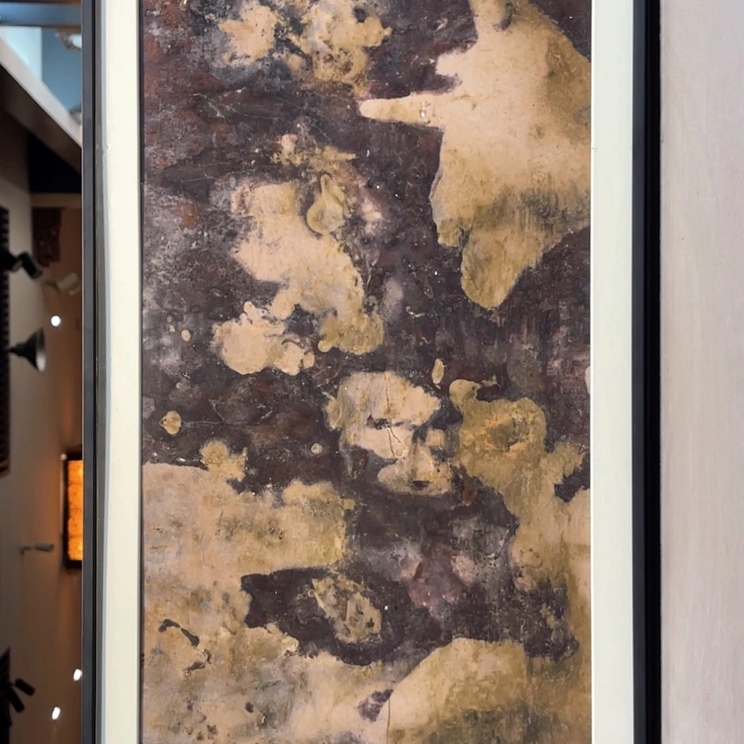 彩石三峡清江画面石