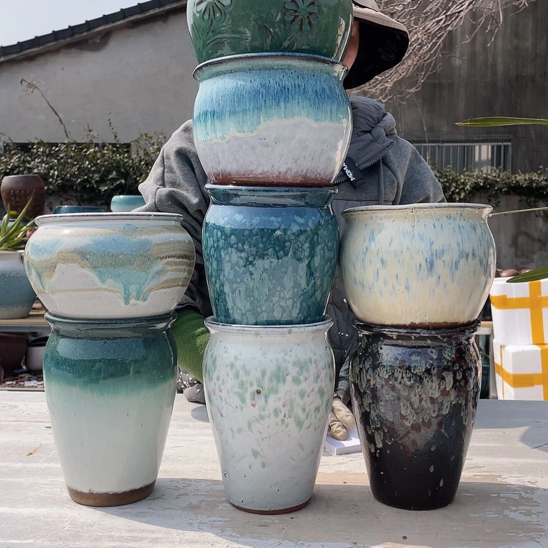 紫砂花盆王嫂花盆直播0308-811框