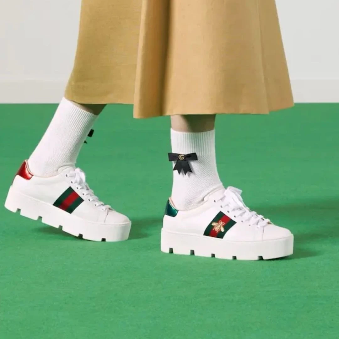 95新/Gucci/古驰/小白鞋/35码/Xspk653