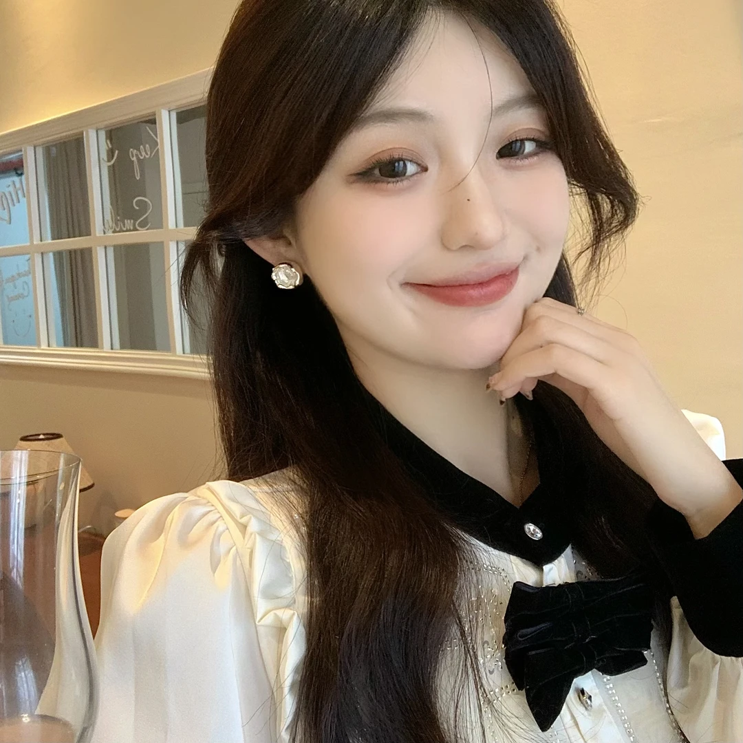 FULL GIRLISH耳环00821法式轻奢甜酷耳钉耳饰