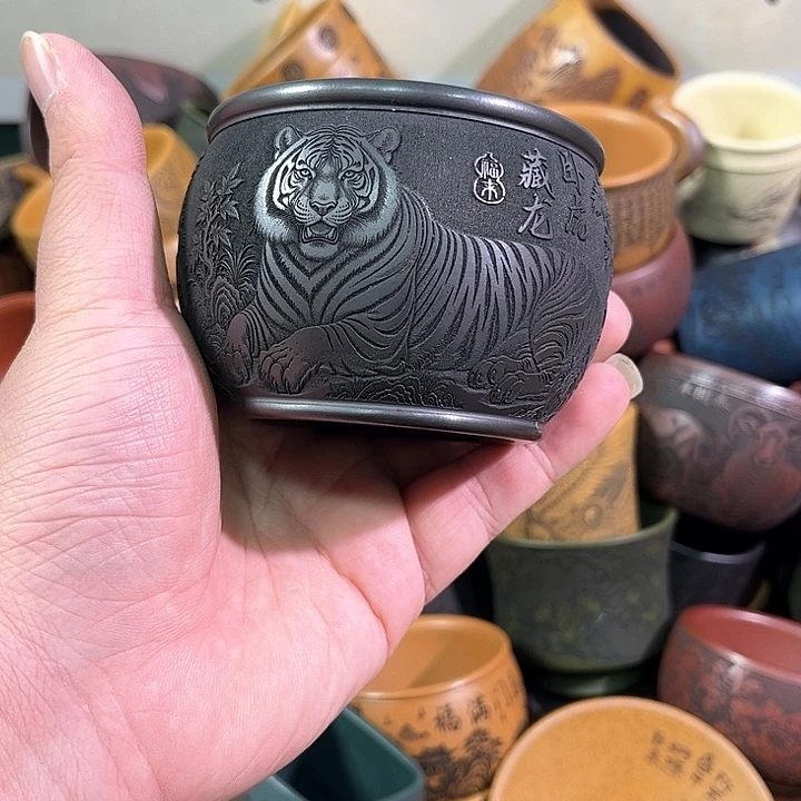 茶杯紫砂全手工紫砂主人杯