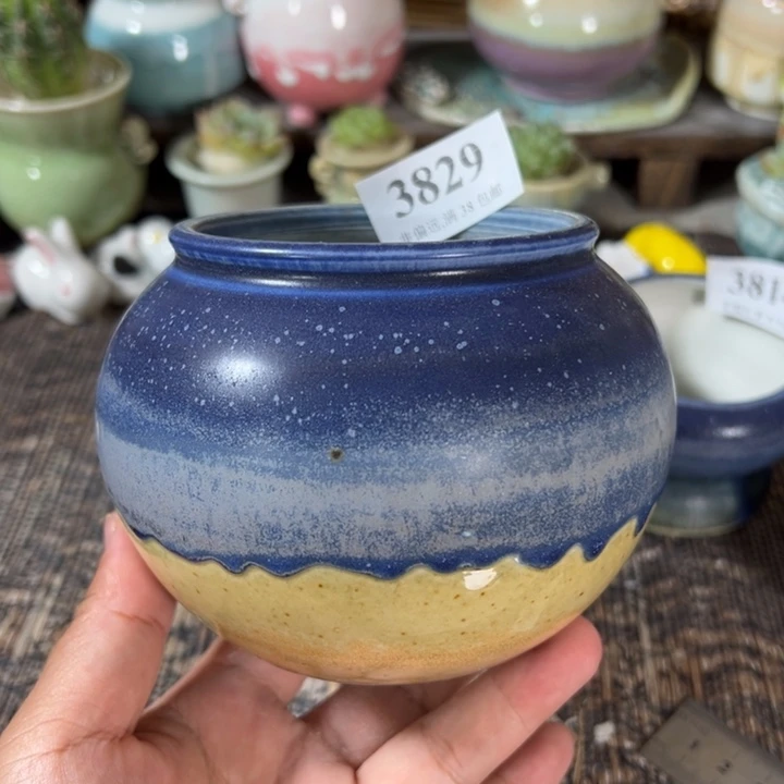 口8 手工花盆满30包邮