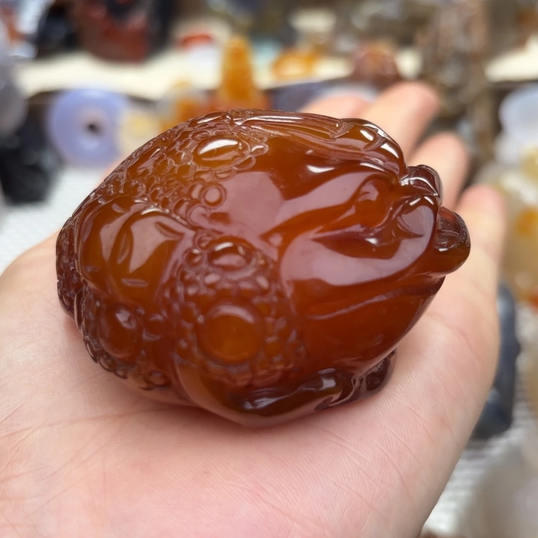 玛瑙/玉髓把件未镶嵌、****～