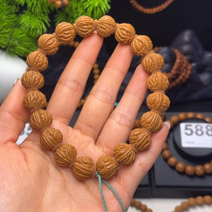 @***下桃核吊坠小金豆14