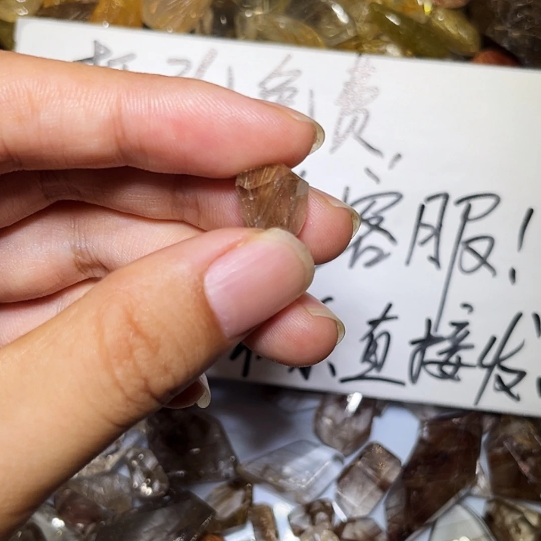 ****花烟晶戒指银S925镶嵌