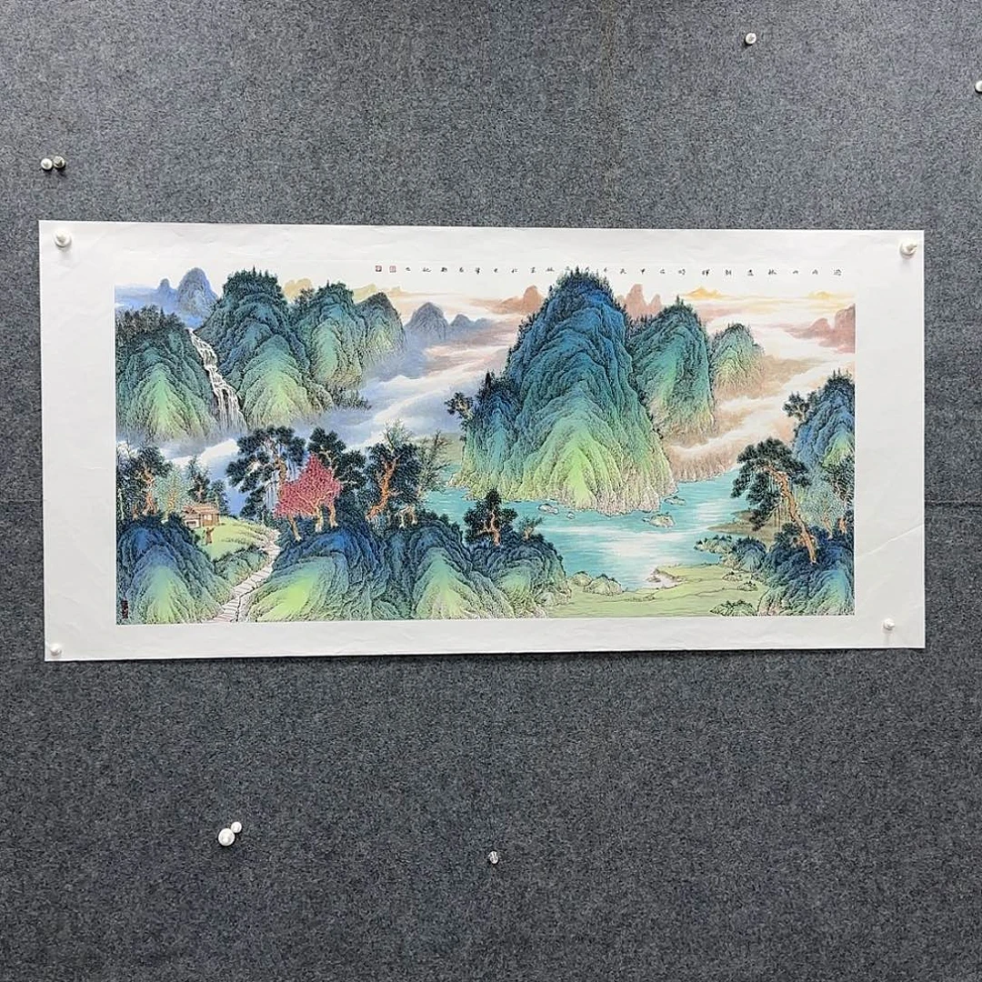 国画138*70纯手绘卫长林