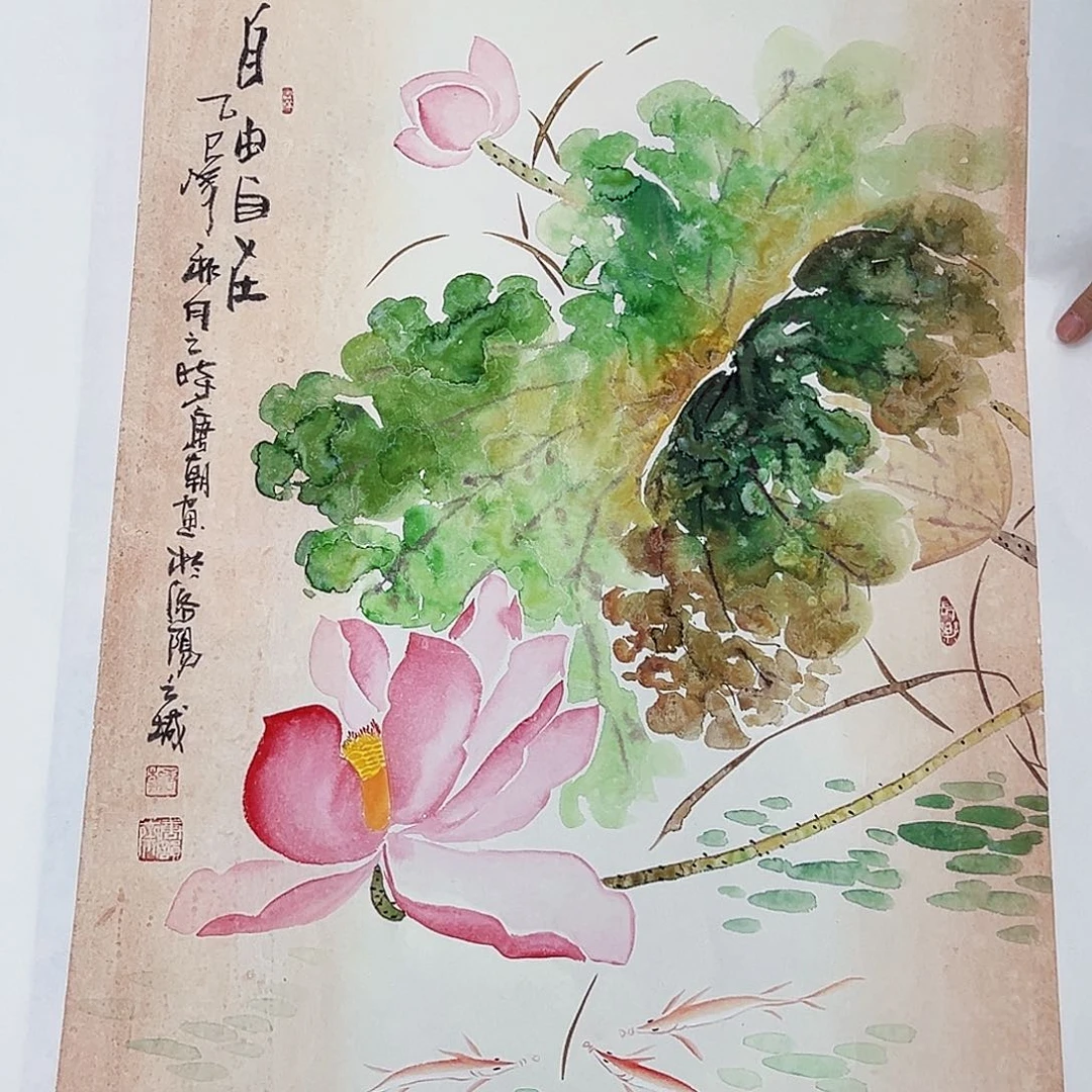 国画事事顺心如意万事如意
