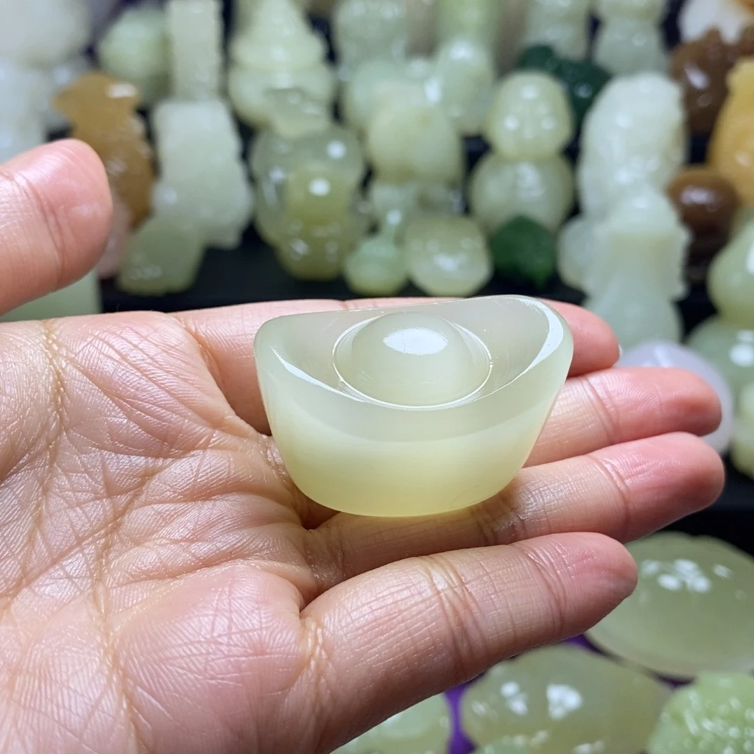 玉天然桌面小摆件