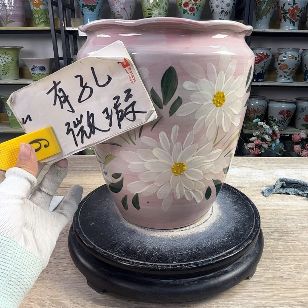 罐1tc景德镇陶瓷花盆