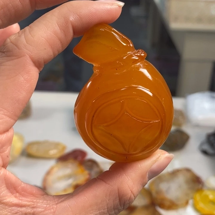 玛瑙/玉髓吊坠(不含链)未镶嵌