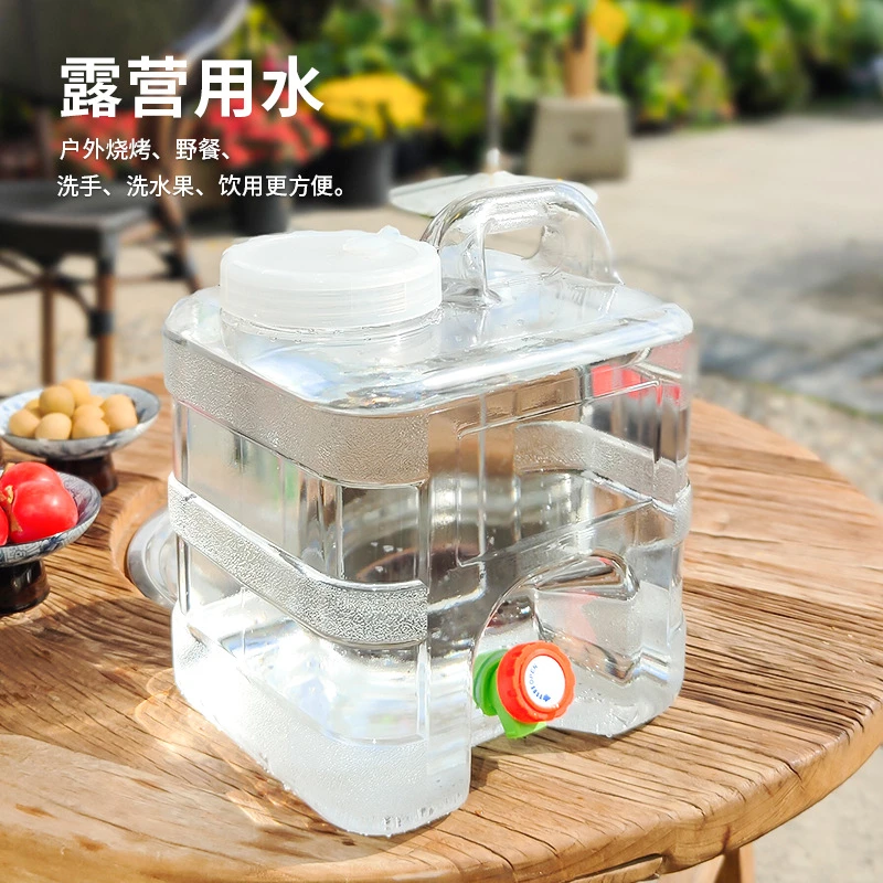 车载家用储水桶装备饮用户外纯净矿泉水箱摆摊烧烤店用品大容量