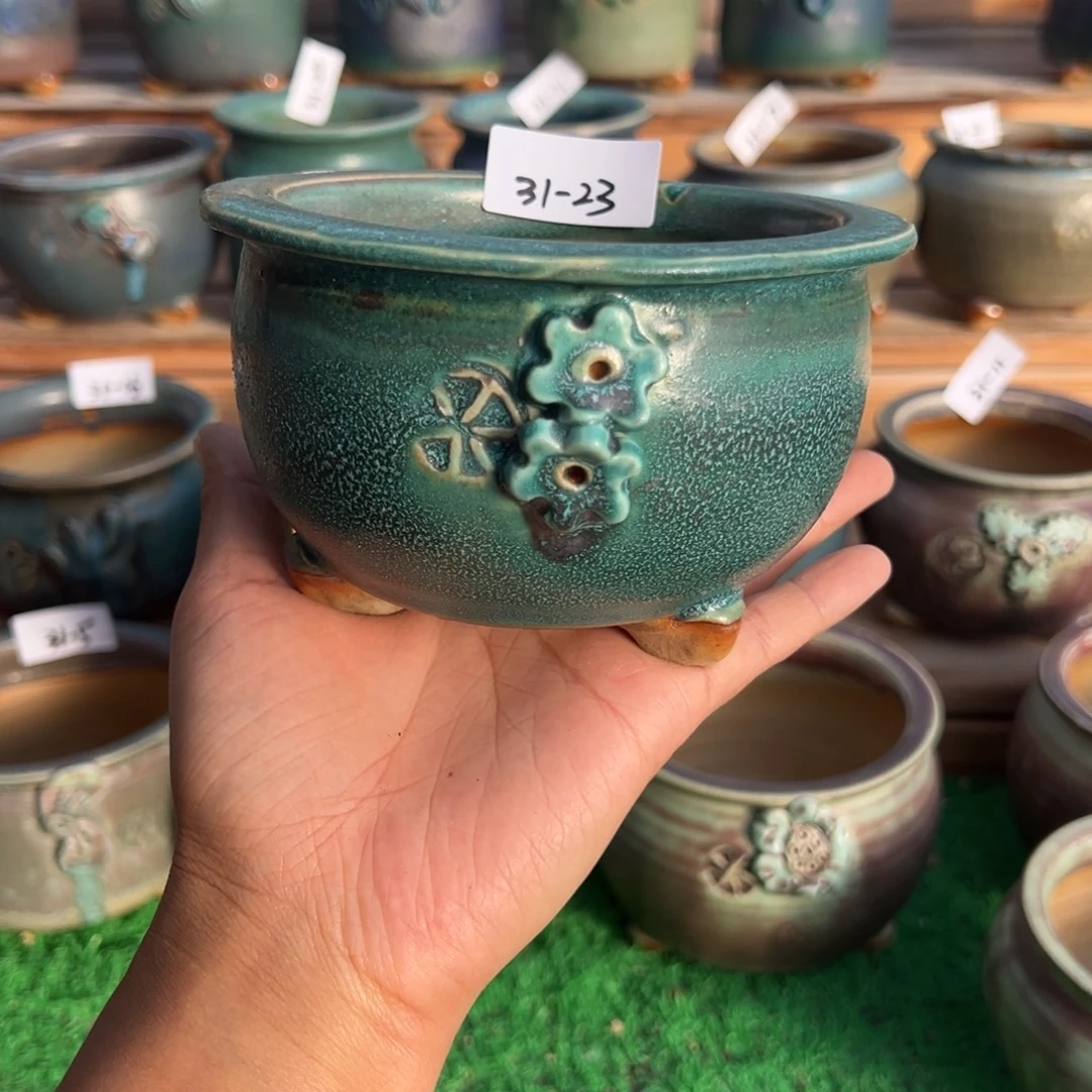 31-23花盆小鹿园艺