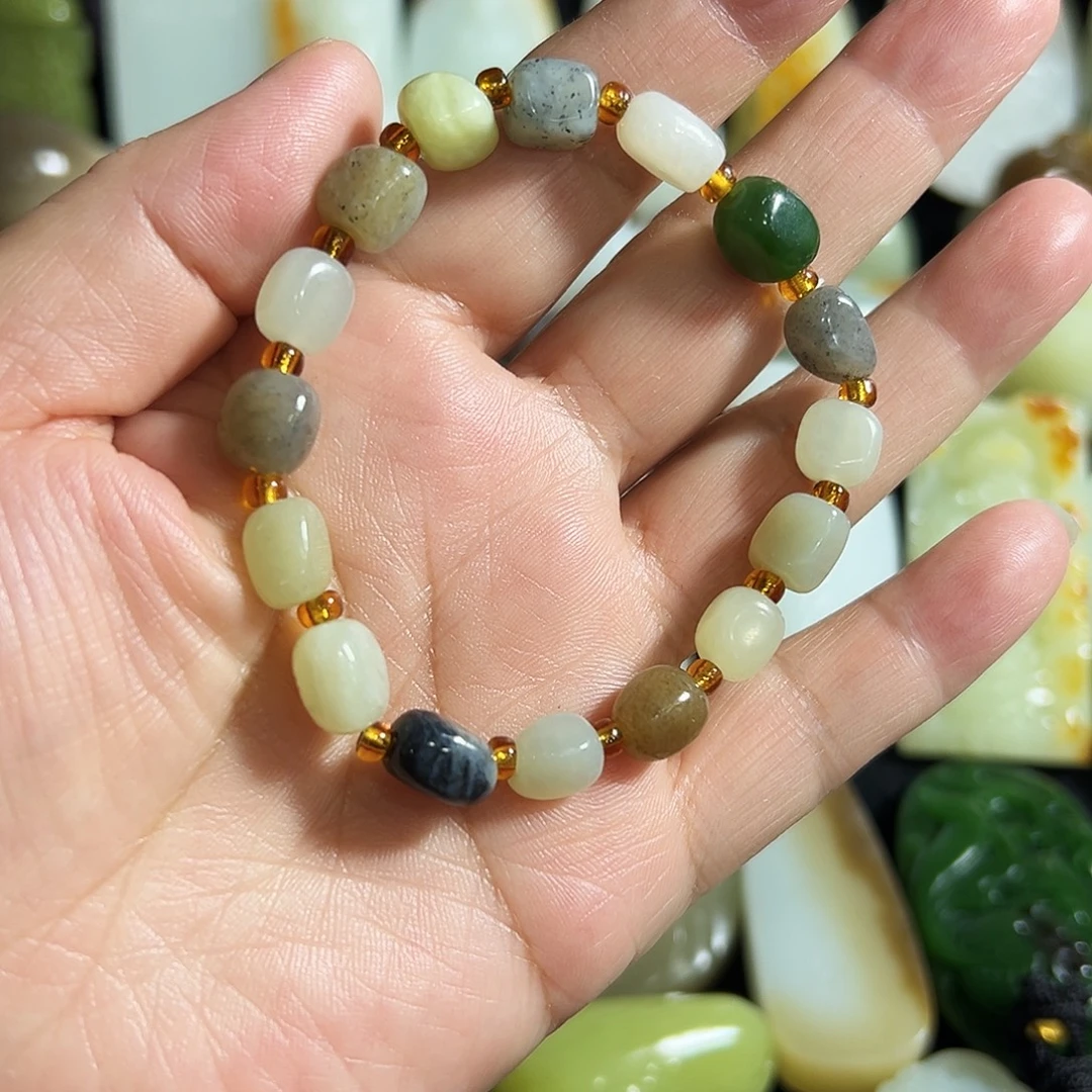 和田玉（糖玉）未镶嵌手链