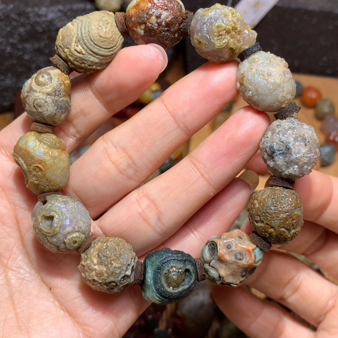 未镶嵌玛瑙/玉髓珠宝半成品