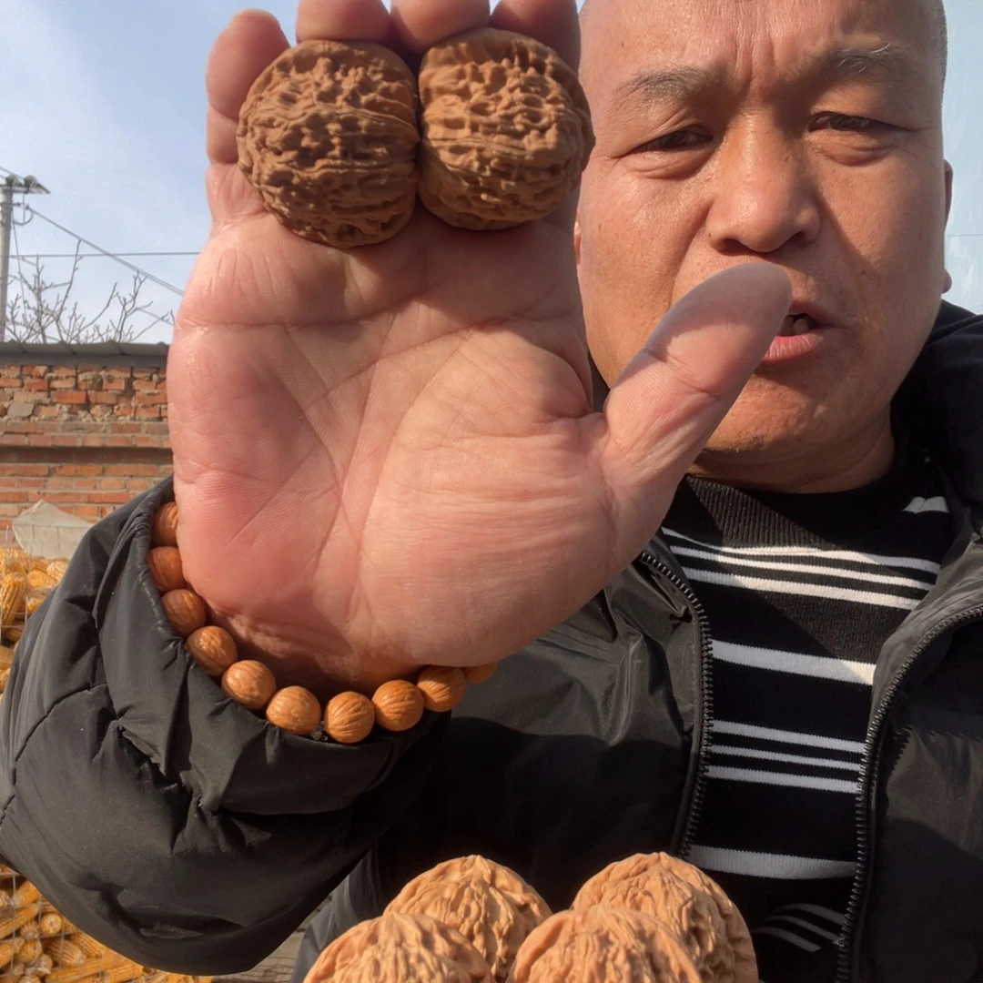 苹***儿吊坠文玩核桃白狮子405