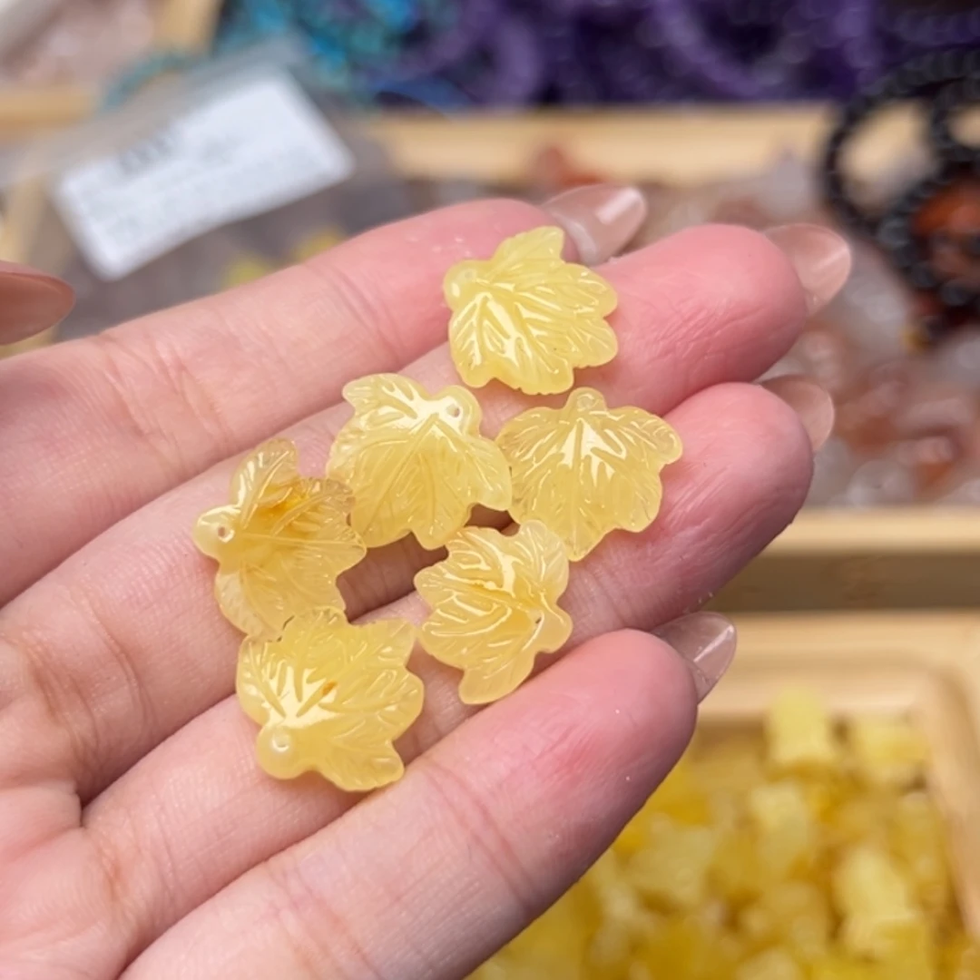 琥珀吊坠(不含链)未镶嵌